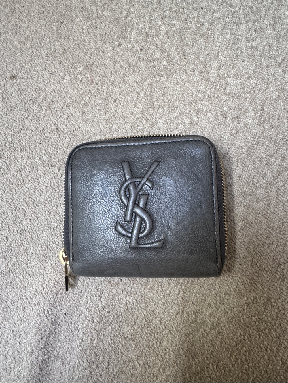 YSL compact zip wallet